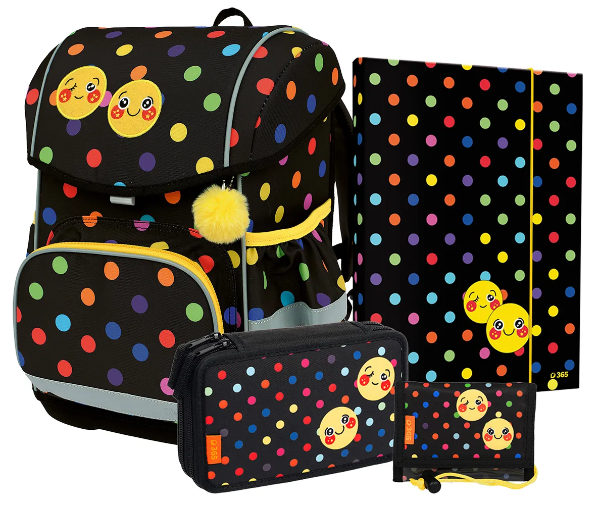 Školní set čtyřdílný Smiley