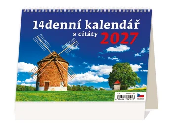 14denní kalendář s citáty