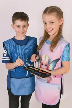 Zástěrka na výtvarnou výchovu pončo Pixie