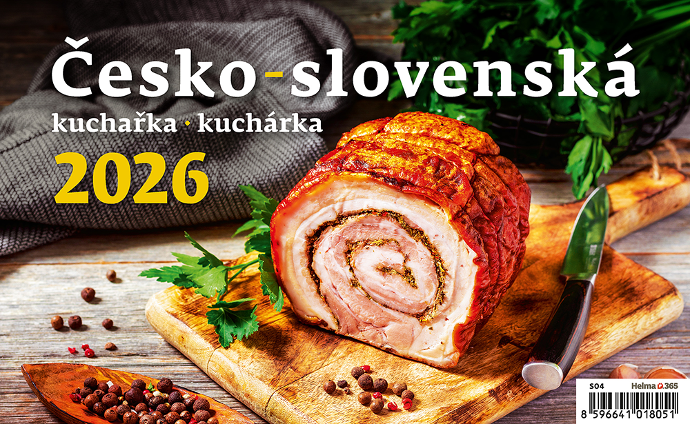 Kalendář Česko-slovenská kuchařka