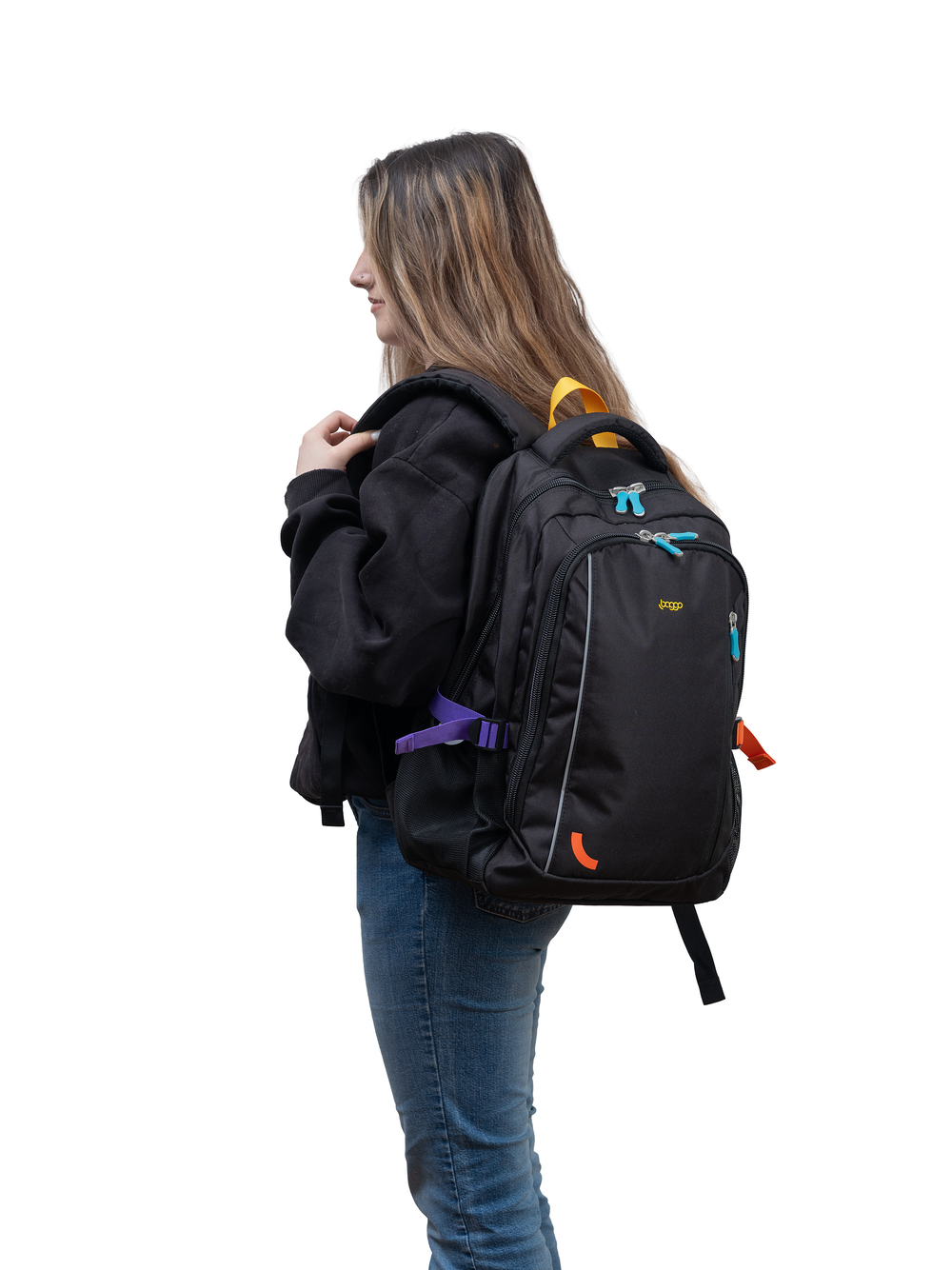 Batoh pro studenty Baggo Groovy Neon