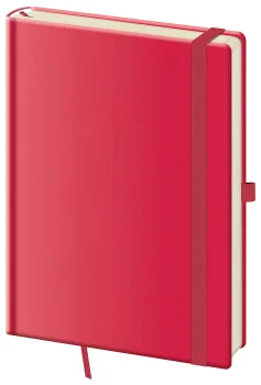 Tečkovaný zápisník Print Pop L Raspberry (čtverečkovaný)