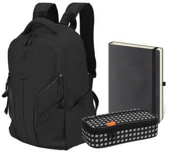 Študentský trojdielny set Slay Black