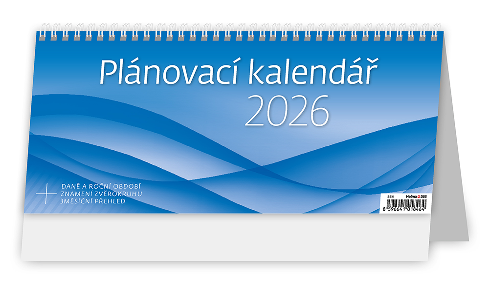 Plánovací kalendář MODRÝ