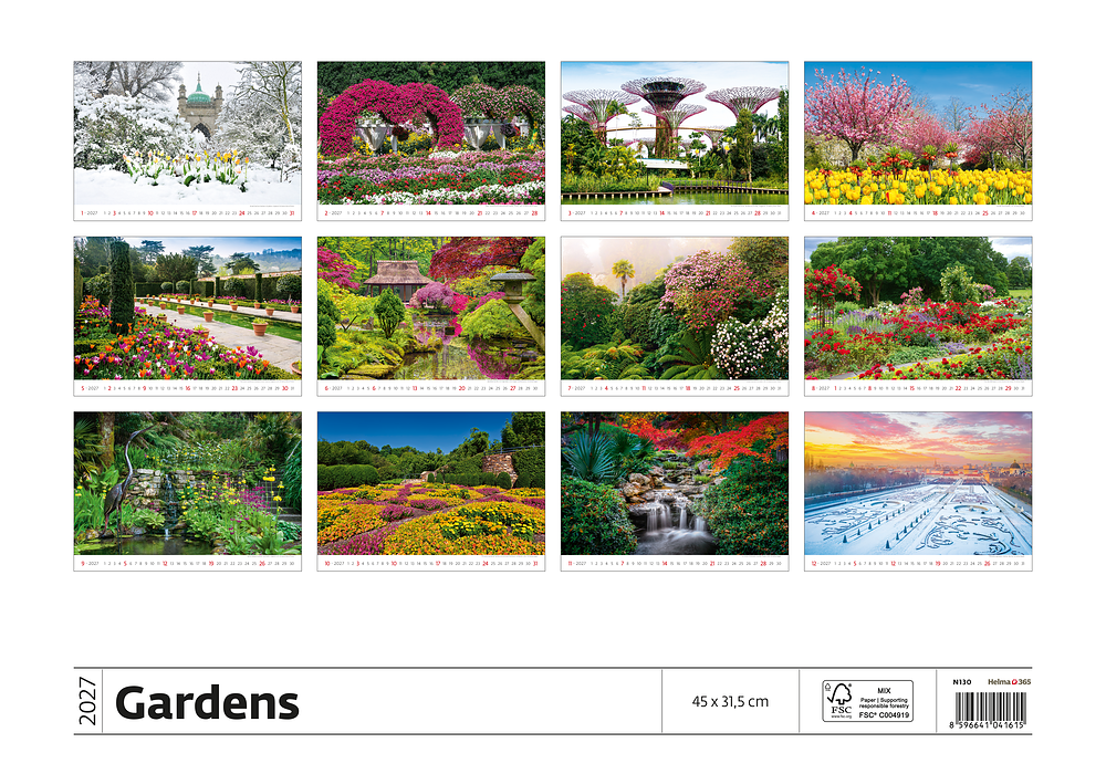 Kalendář Gardens