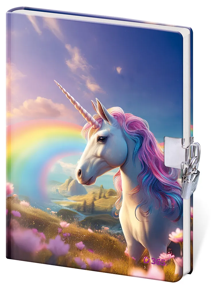 Památník 13 x 18 cm se zámkem - Magic Dreams