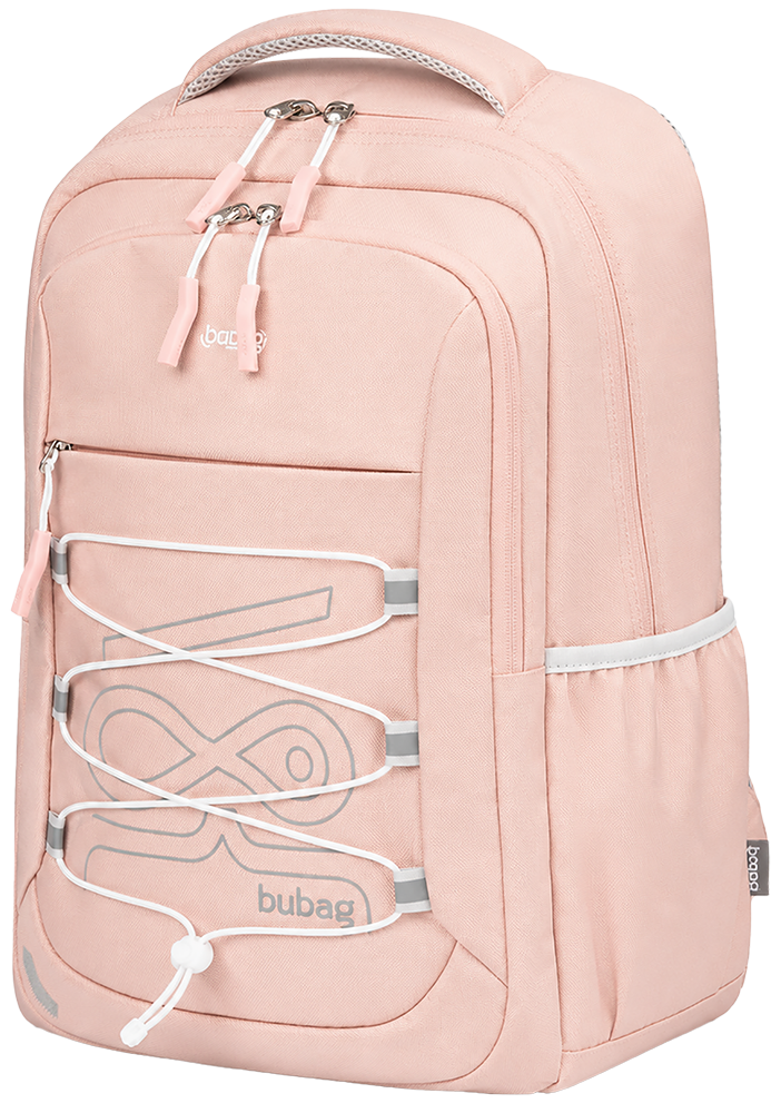 Studentský batoh Baggo Brisk Bubag Pink dívčí