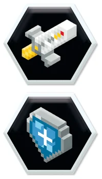 Vymeniteľná aplikácia na suchý zips Pixel Quest