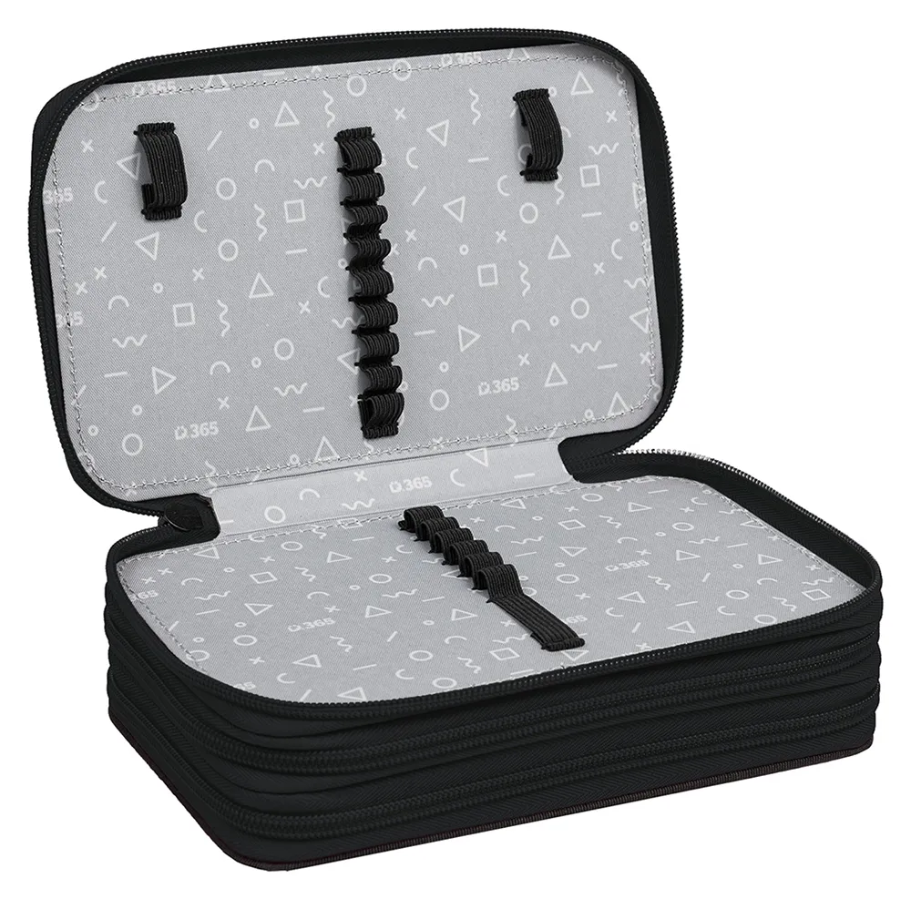 Školní penál třípatrový Cat lady