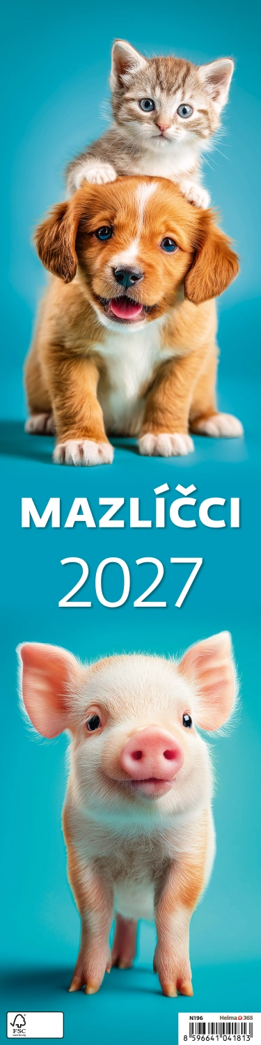 Kalendář Mazlíčci - vázanka