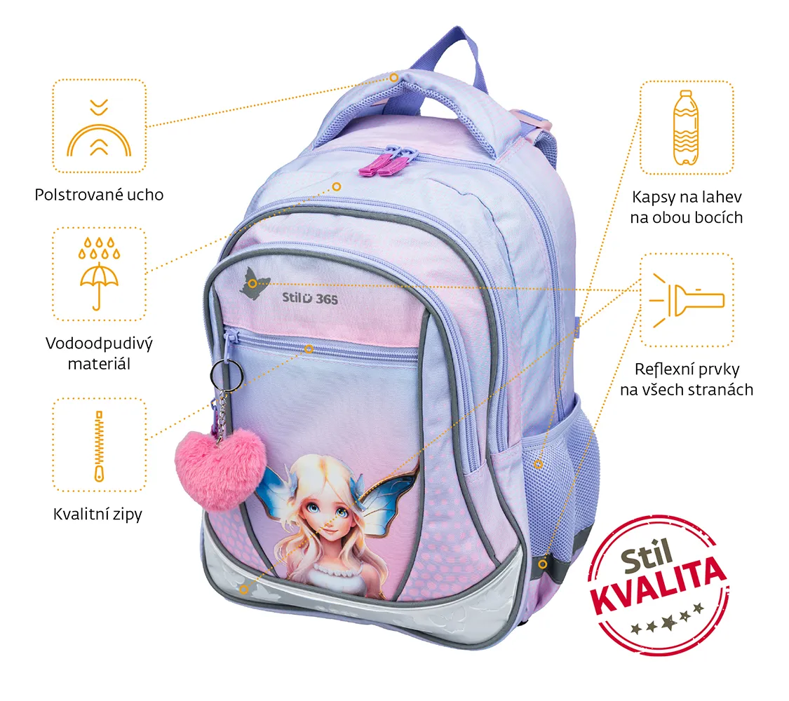 Školní set pětidílný Prime Pixie