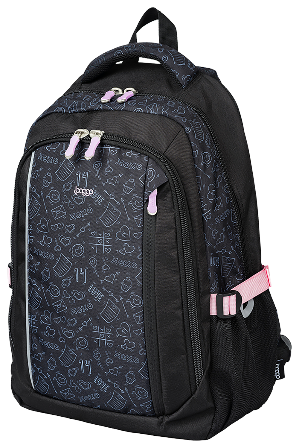 Studentský set Baggo Groovy Pinky Teenky třídílný