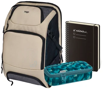 Studentský set Baggo Jet Blue Eye třídílný