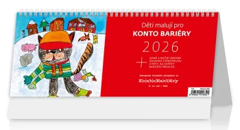 Kalendář Děti malují pro Konto Bariéry