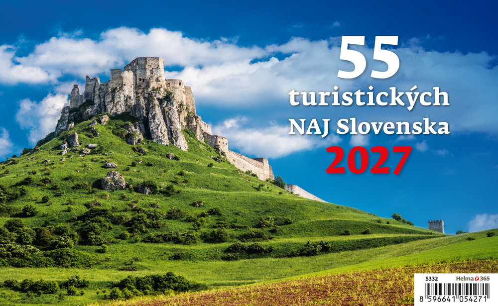 Kalendár 55 turistických NAJ Slovenska – detail