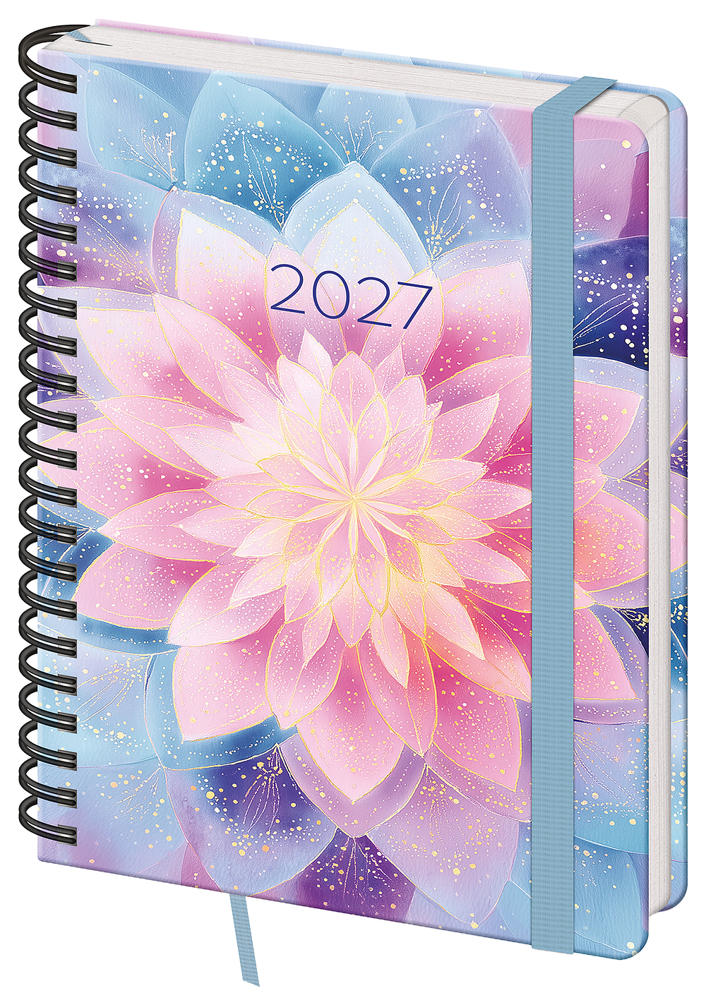 Týždenný diár B6 Twin Lotus 2027
